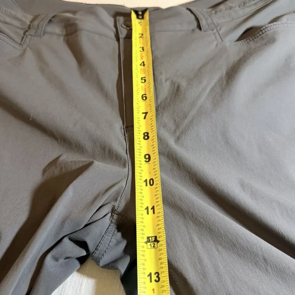 Eddie Bauer Women's Size 16 Gray Sightscape Horizon Convertible Roll Up Pants